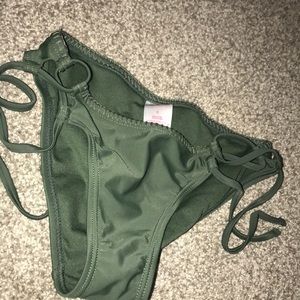 olive green swim bottoms